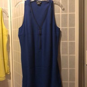 City chic zipper blouse